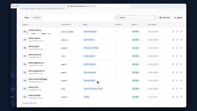 Set roles & permissions